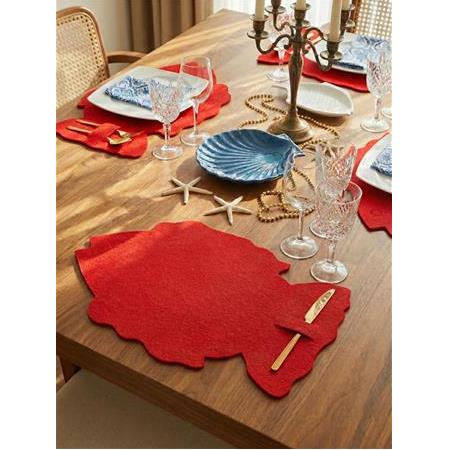 Sofranızda Deniz Esintisi: Balık Figürlü Keçe Amerikan Servis Takımı (6'lı Set)