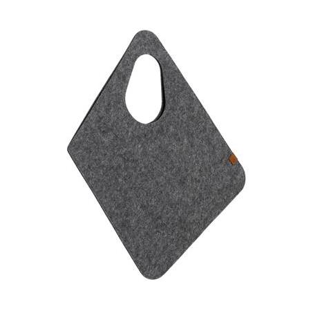 Büyük Boy Asimetrik Keçe Omuz Çantası - Basic - 60 x 50 cm