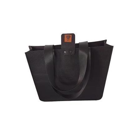 Büyük Boy Omuz Çantası - Baskılı Keçe Çanta - Kelebek - 40x33x10 cm
