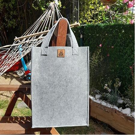 Butik Tasarım Keçe El Çantası - Basic Orta Boy- 24x33x8cm